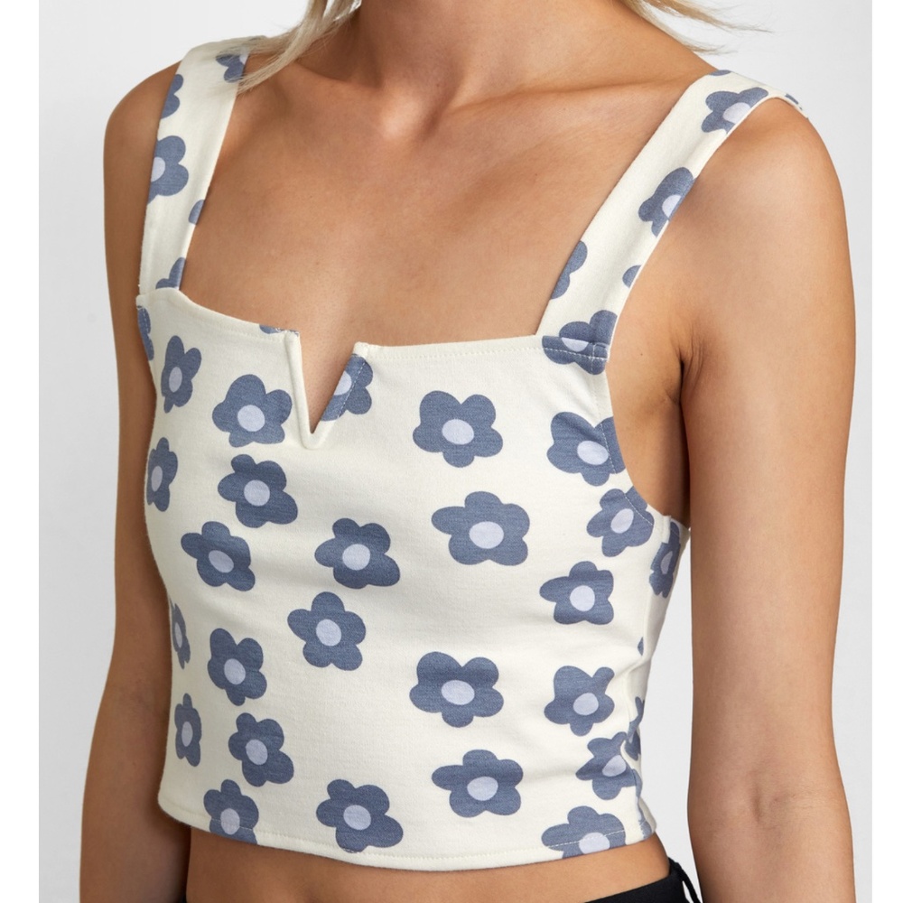 RVCA Pleasure Cropped Tank Top - NWT (L)